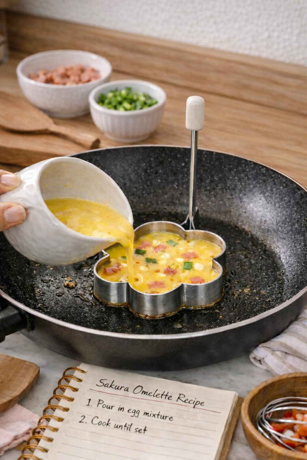 Plum Blossom Egg Mold